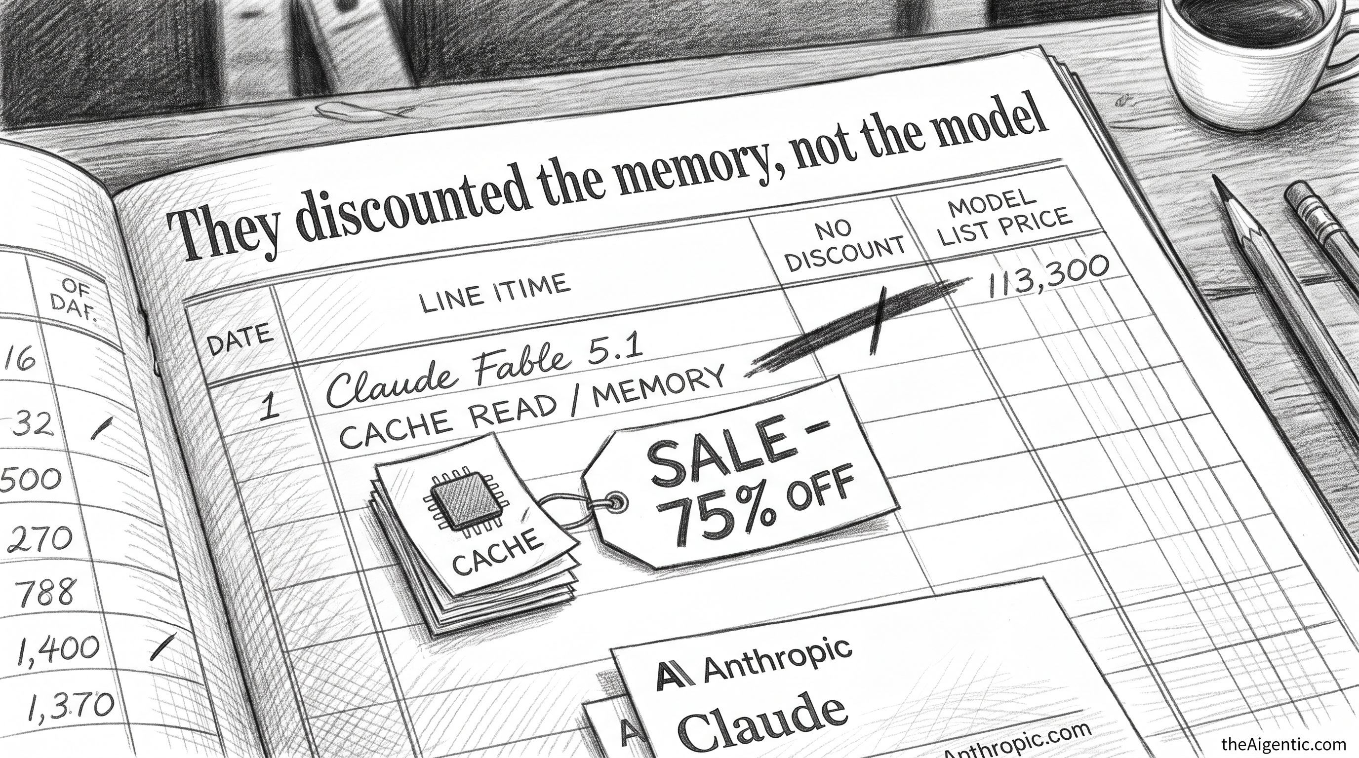 They discounted the memory, not the model